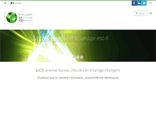 Tablet Screenshot of ilico-lighting.com